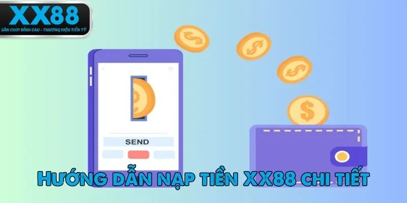 Click chọn nút bên phải để nạp tiền XX88